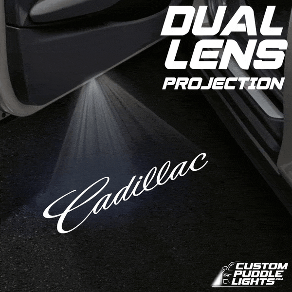 CADILLAC Cadillac XT5 1st Gen Dynamic Dual Lens Premium Puddle Lights Multiple Designs 2016-2024