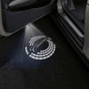 CADILLAC Cadillac XT5 1st Gen Premium Door Puddle Lights Multiple Designs 2016-2024 Cadillac Word + Dotted Circle 1 Set - 2 Doors