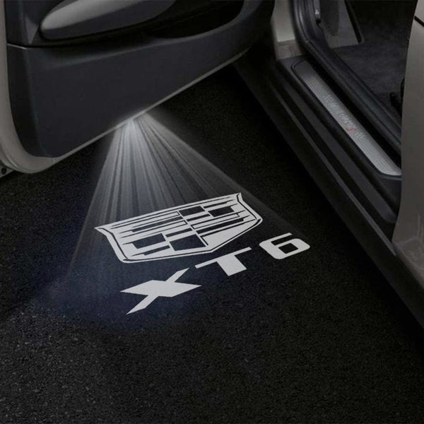 Cadillac XT6 Logo - 1 Pair 2 Doors