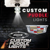 CADILLAC Custom Side Wing Mirror Projector Puddle Lights for Cadillac Escalade ESV - 2015-2025 Custom Design + 1 Set - 2 Lights