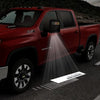 Chevrolet Chevrolet Silverado Premium Side Wing Mirror Puddle Lights Multiple Designs 2014-2025 High country - 1 Set - 2 Lights / Chevrolet Silverado 1500 3rd Gen - 2014-2019