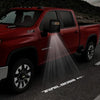 Chevrolet Chevrolet Silverado Premium Side Wing Mirror Puddle Lights Multiple Designs 2014-2025 TRAIL BOSS 1 - 1 Pair 2 Side Mirror Lights / Chevrolet Silverado 1500 3rd Gen - 2014-2019