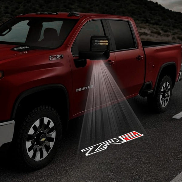 ZR 2 Logo 2 - 1 Pair 2 Side Mirror Lights