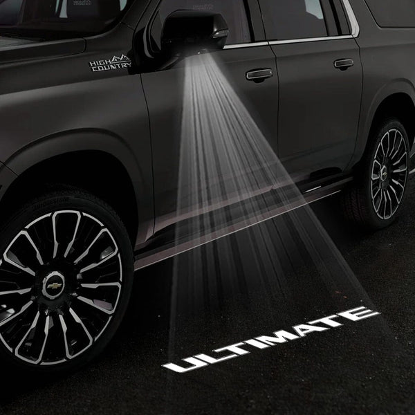 Chevrolet Chevrolet Suburban 11th/12th Gen Premium Side Wing Mirror Puddle Lights Multiple Designs 2015-2026 Ultimate - 1 Pair 2 Side Mirror Lights / Chevrolet Suburban 11th Gen - 2015–2020