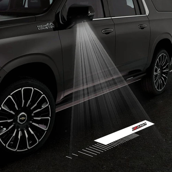 Chevrolet Chevrolet Tahoe 5th/6th Gen Premium Side Wing Mirror Puddle Lights Multiple Designs 2015-2025 Z71 - 1 Set - 2 Lights / Chevrolet Tahoe 5th Gen - 2015–2020