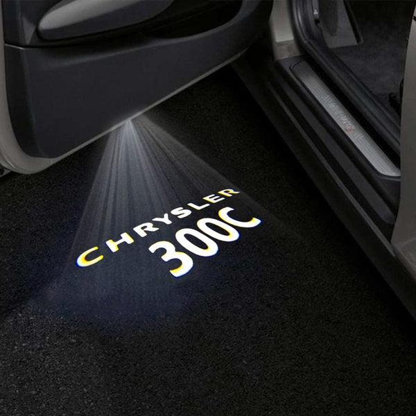 Chrysler Chrysler 300 Premium Puddle Lights Multiple Designs 2005-2023 Chrysler 300C - 1 Set - 2 Doors / Chrysler 300 1st Gen 300C - 2005-2010
