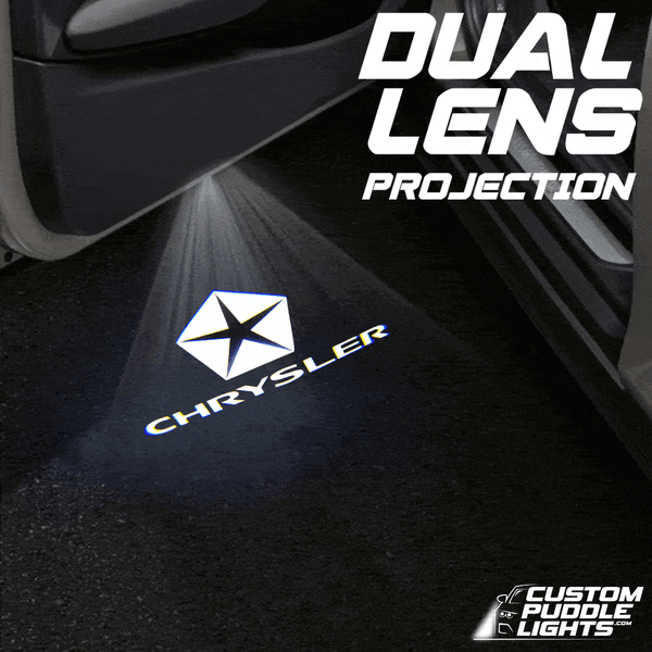 Chrysler Chrysler Sebring 2nd/3rd Gen Dynamic Dual Lens Premium Puddle Lights Multiple Designs 2001-2010