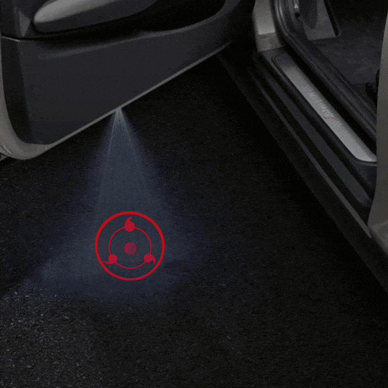 Custom Puddle Custom Dual Lens LED Courtesy Door Projector Puddle Lights for Dodge ...