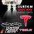 Custom Puddle Lights Custom Dual Lens Door Projector Puddle Lights V2 For Tesla Model S, 3, X, Y Custom Design + 1 Set - 2 Doors