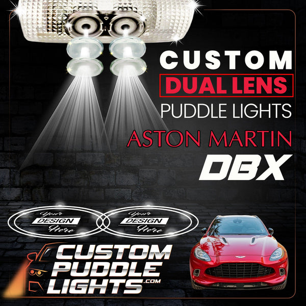 Custom Puddle Lights Custom Dual Lens LED Courtesy Door Projector Puddle Lights for Aston Martin DBX AM8 2020–2026 Custom Design + 1 Pair - 2 Doors