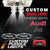 Custom Puddle Lights Custom Dual Lens LED Courtesy Door Projector Puddle Lights for Audi A1 / S1 2010-2026 Custom Design + 1 Pair - 2 Doors