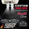 Custom Puddle Lights Custom Dual Lens LED Courtesy Door Projector Puddle Lights for Audi Q5 2008-2026 Custom Design + 1 Pair - 2 Doors