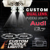 Custom Puddle Lights Custom Dual Lens LED Courtesy Door Projector Puddle Lights for Audi Q7 2006-2015 Custom Design + 1 Pair - 2 Doors