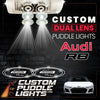Custom Puddle Lights Custom Dual Lens LED Courtesy Door Projector Puddle Lights for Audi R8 2007-2024 Custom Design + 1 Pair - 2 Doors