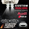 Custom Puddle Lights Custom Dual Lens LED Courtesy Door Projector Puddle Lights for Audi RS5 2010-2026 Custom Design + 1 Pair - 2 Doors