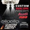 Custom Puddle Lights Custom Dual Lens LED Courtesy Door Projector Puddle Lights for Audi RS6 2002-2026 Custom Design + 1 Pair - 2 Doors