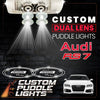 Custom Puddle Lights Custom Dual Lens LED Courtesy Door Projector Puddle Lights for Audi RS7 2013-2019 Custom Design + 1 Pair - 2 Doors
