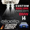Custom Puddle Lights Custom Dual Lens LED Courtesy Door Projector Puddle Lights for BMW i4 2020-2026 Custom Design + 1 Pair - 2 Doors