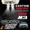 Custom Puddle Lights Custom Dual Lens LED Courtesy Door Projector Puddle Lights for BMW M3 2000-2026 Custom Design + 1 Pair - 2 Doors