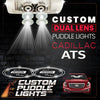 Custom Puddle Lights Custom Dual Lens LED Courtesy Door Projector Puddle Lights for Cadillac ATS 2013-2019 Custom Design + 1 Pair - 2 Doors