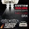 Custom Puddle Lights Custom Dual Lens LED Courtesy Door Projector Puddle Lights for Cadillac SRX 2010-2016 Custom Design + 1 Pair - 2 Doors