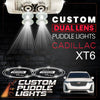 Custom Puddle Lights Custom Dual Lens LED Courtesy Door Projector Puddle Lights for Cadillac XT6 2019-2026 Custom Design + 1 Pair - 2 Doors