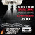 Custom Puddle Lights Custom Dual Lens LED Courtesy Door Projector Puddle Lights for Chrysler 200 2011-2014 Custom Design + 1 Pair - 2 Doors