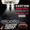 Custom Puddle Lights Custom Dual Lens LED Courtesy Door Projector Puddle Lights for Chrysler 300 2005-2023 Custom Design + 1 Pair - 2 Doors