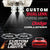 Custom Puddle Lights Custom Dual Lens LED Courtesy Door Projector Puddle Lights for Dodge Challenger 2008-2023 Custom Design + 1 Pair - 2 Doors