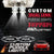 Custom Puddle Lights Custom Dual Lens LED Courtesy Door Projector Puddle Lights for Ferrari 812 Superfast 2017-2026 Custom Design + 1 Pair - 2 Doors