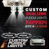 Custom Puddle Lights Custom Dual Lens LED Courtesy Door Projector Puddle Lights for Ferrari GTC4Lusso 2016–2020 Custom Design + 1 Pair - 2 Doors