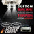 Custom Puddle Lights Custom Dual Lens LED Courtesy Door Projector Puddle Lights for Ferrari GTC4Lusso 2016–2020 Custom Design + 1 Pair - 2 Doors