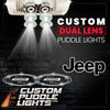 Custom Puddle Lights Custom Dual Lens LED Courtesy Door Projector Puddle Lights for Jeep Custom Design + 1 Pair - 2 Doors