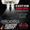 Custom Puddle Lights Custom Dual Lens LED Courtesy Door Projector Puddle Lights for Lexus LC 2017-2026 Custom Design + 1 Pair - 2 Doors