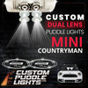 Custom Puddle Lights Custom Dual Lens LED Courtesy Door Projector Puddle Lights for Mini Countryman 2010-2024 Custom Design + 1 Pair - 2 Doors