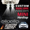 Custom Puddle Lights Custom Dual Lens LED Courtesy Door Projector Puddle Lights for Mini Hardtop 2001–2024 Custom Design + 1 Pair - 2 Doors