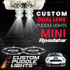 Custom Puddle Lights Custom Dual Lens LED Courtesy Door Projector Puddle Lights for Mini Roadster 2012-2015 Custom Design + 1 Pair - 2 Doors