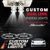 Custom Puddle Lights Custom Dual Lens LED Courtesy Door Projector Puddle Lights for Porsche Boxster 2012-2026 Custom Design + 1 Pair - 2 Doors