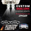 Custom Puddle Lights Custom Dual Lens LED Courtesy Door Projector Puddle Lights for Porsche Spyder 2019–2026 Custom Design + 1 Pair - 2 Doors
