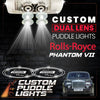 Custom Puddle Lights Custom Dual Lens LED Courtesy Door Projector Puddle Lights for Rolls Royce Phantom VII 2003-2017 Custom Design + 1 Pair - 2 Doors