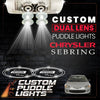 Custom Puddle Lights Custom Dual Lens LED Courtesy Door Projector Puddle Lights for Sebring 2001-2010 Custom Design + 1 Pair - 2 Doors