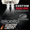 Custom Puddle Lights Custom Dual Lens LED Courtesy Door Projector Puddle Lights for Subaru Custom Design + 1 Set - 2 Doors