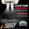 Custom Puddle Lights Custom Dual Lens LED Courtesy Door Projector Puddle Lights for Toyota Fortuner 2015-2017 Custom Design + 1 Pair - 2 Doors
