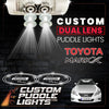 Custom Puddle Lights Custom Dual Lens LED Courtesy Door Projector Puddle Lights for Toyota Mark X 2010-2029 Custom Design + 1 Pair - 2 Doors