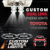 Custom Puddle Lights Custom Dual Lens LED Courtesy Door Projector Puddle Lights for Toyota Tundra 2007-2026 Custom Design + 1 Pair - 2 Doors