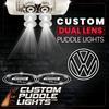 Custom Puddle Lights Custom Dual Lens LED Courtesy Door Projector Puddle Lights for Volkswagen Custom Design + 1 Set - 2 Doors