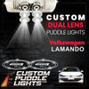 Custom Puddle Lights Custom Dual Lens LED Courtesy Door Projector Puddle Lights for Volkswagen Lamando 2014-2026 Custom Design + 1 Pair - 2 Doors