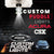 Custom Puddle Lights Custom LED Courtesy Door Projector Puddle Lights for ACURA CSX 2006-2011 Custom Design + 1 Pair 2 Doors
