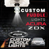 Custom Puddle Lights Custom LED Courtesy Door Projector Puddle Lights for ACURA ZDX 2010-2013 Custom Design + 1 Pair 2 Doors