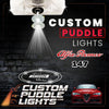 Custom Puddle Lights Custom LED Courtesy Door Projector Puddle Lights for Alfa Romeo 147 2003-2010 Custom Design + 1 Pair 2 Doors